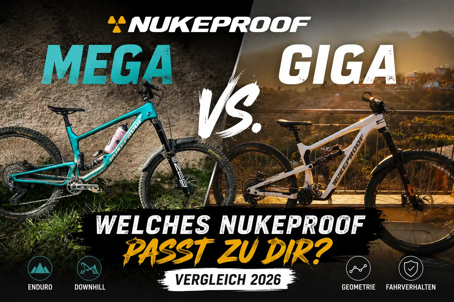 Nukeproof Mega vs. Giga Vergleich